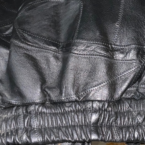 Men’s Leather Patchwork bomb… - Picture 16 of 16